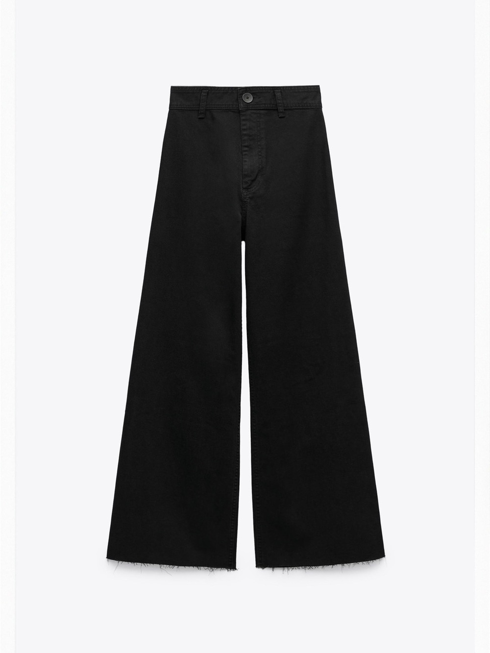 Zara The Marine High Rise Wide Leg Jeans Pants
